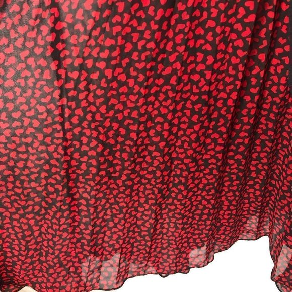 Heart print Valentine’s Babydoll Chemise - Picture 4 of 4